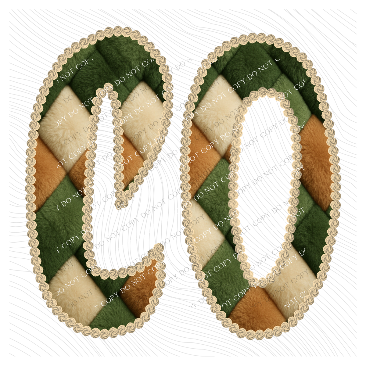 CO Colorado Stitched Argyle Fur Digital Download, PNG