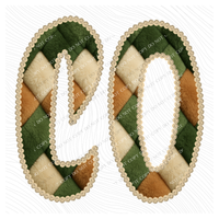 CO Colorado Stitched Argyle Fur Digital Download, PNG