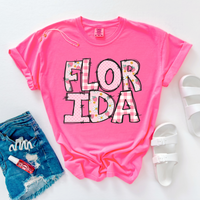 Florida Strawberry Doodle Patch Digital Design, PNG