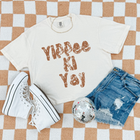 Yippee Ki Yay in Brown Digital Design, PNG