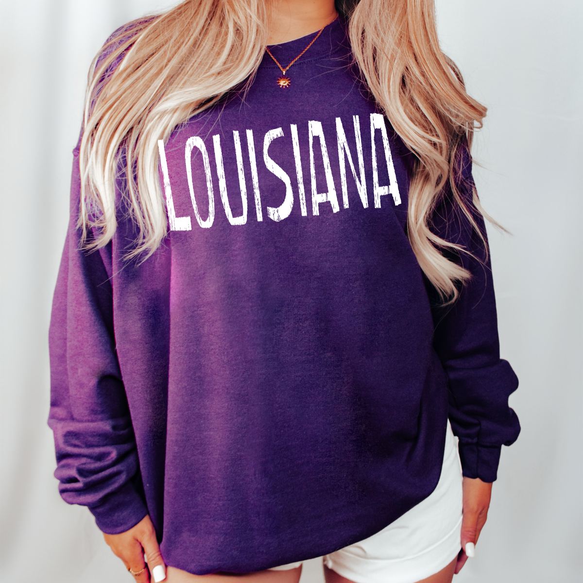 Louisiana Rough in White Digital Design, PNG