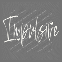 Impulsive Detective Sketched Script Hearts in Off-white Digital Design, PNG