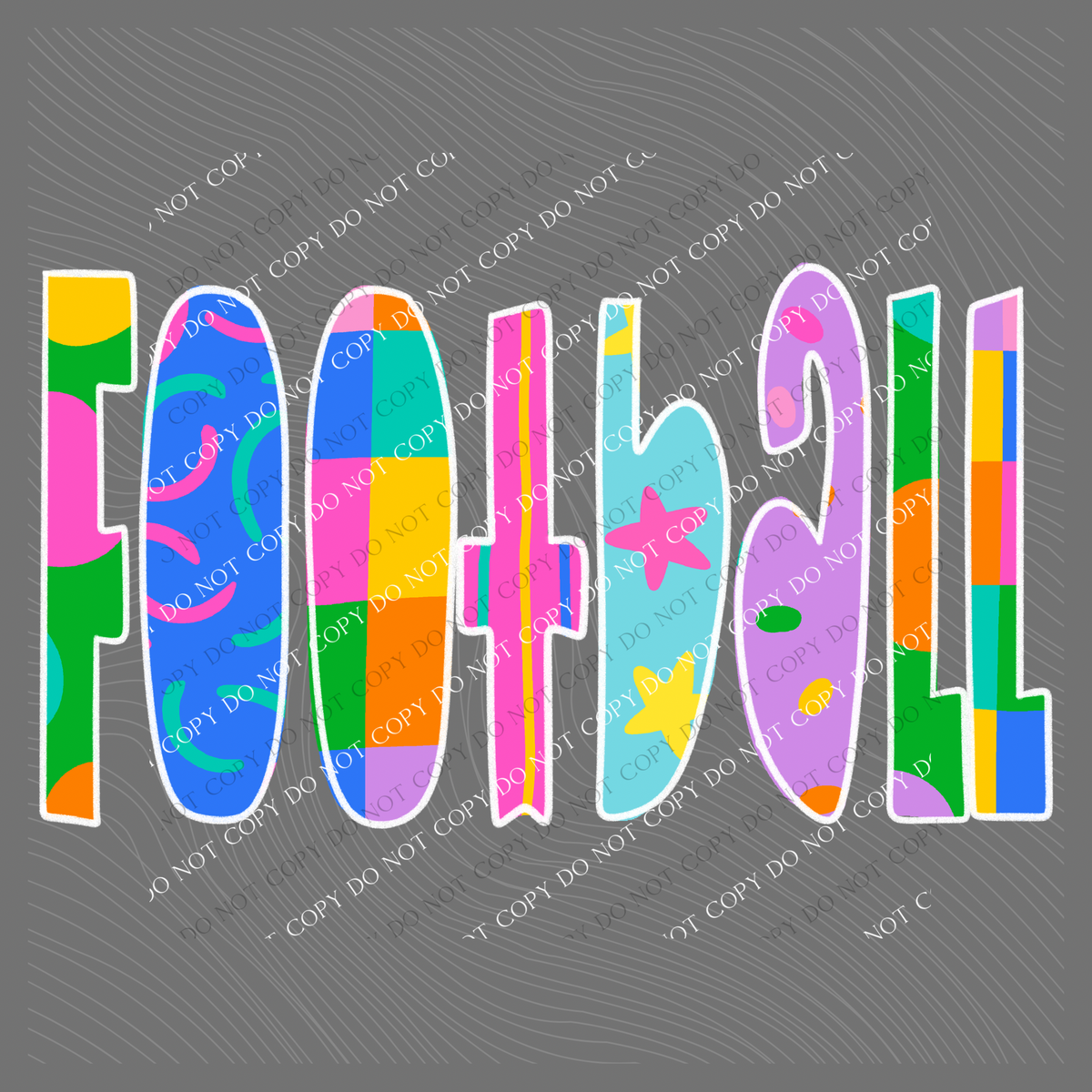 Football Color Pop Doodle Digital Design, PNG