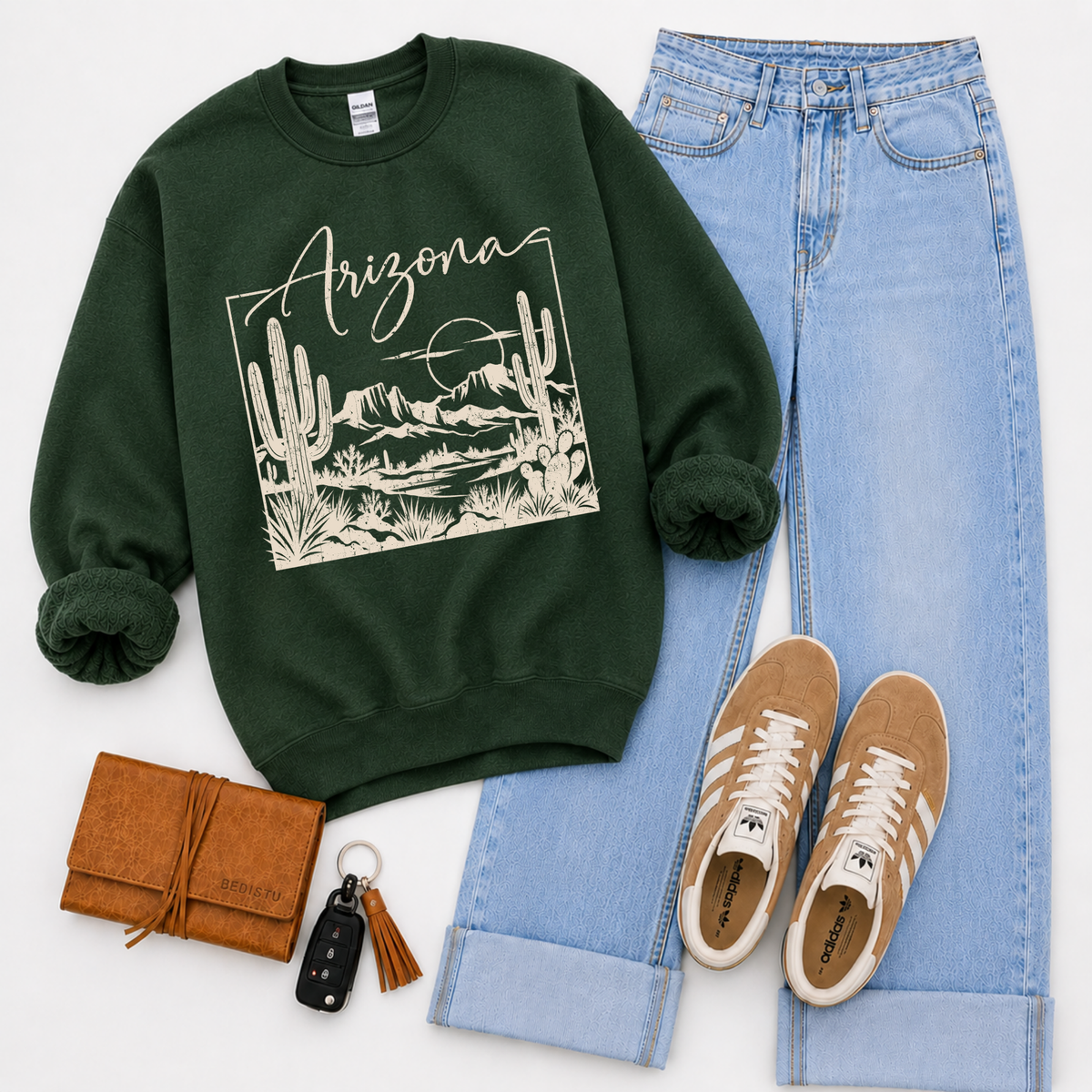States Nature Scenery Silhouette (includes both brown & cream with purchase) Digital Design, PNG