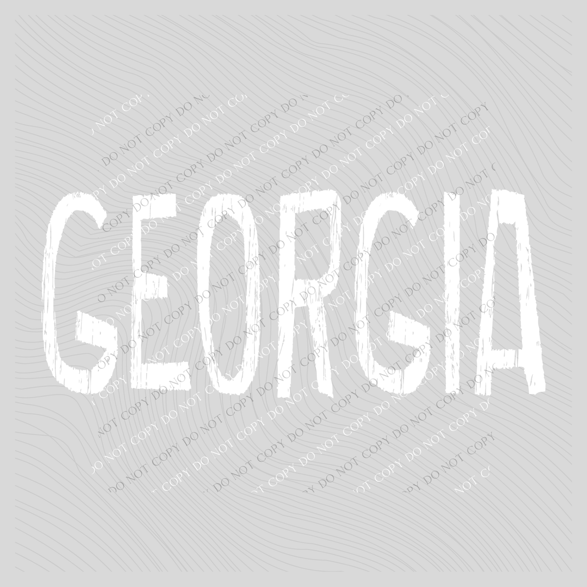 Georgia Rough in White Digital Design, PNG