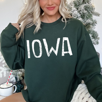 Iowa Rough in White Digital Design, PNG