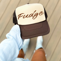 Fudge Western Script in Brown Digital Design, PNG