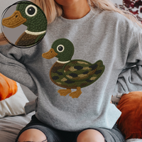 Duck Camo 3D Chenille Patch Style Digital Download, PNG