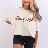 Goodgosh Western Script in Brown Digital Design, PNG