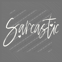 Sarcastic Sketched Script Hearts in Off-white Digital Design, PNG