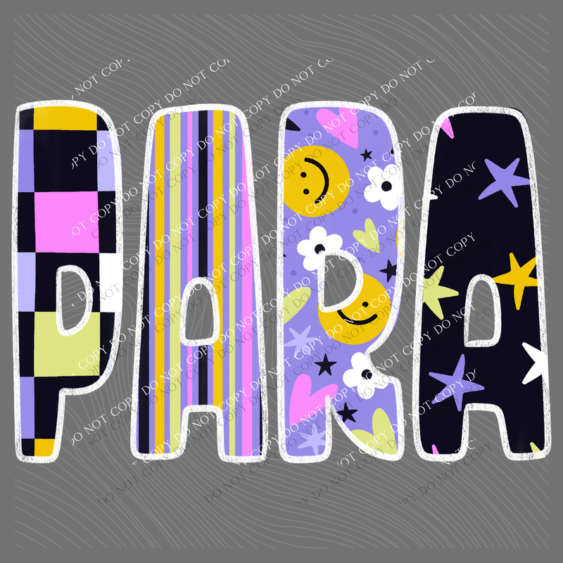Para Happy Days Doodle Back to School Digital Design, PNG
