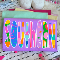 Southern Color Pop Doodle Digital Design, PNG