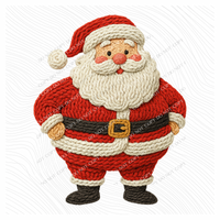 Cutie Santa Knitted Digital Download, PNG