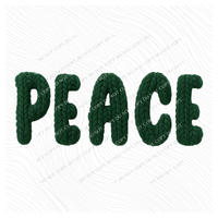 Peace Yarn Knit Style Digital Download, PNG