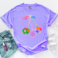 Cherries Color Pop Doodle Digital Design, PNG