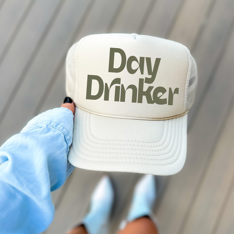 Day Drinker in Olive Digital Design, PNG