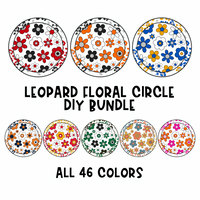 DIY ELEMENT BUNDLE - All 46 Colors - Leopard Patriotic Transparent Circle