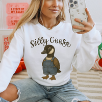 Silly Goose Overalls Canadian Goose Digital Download, PNG