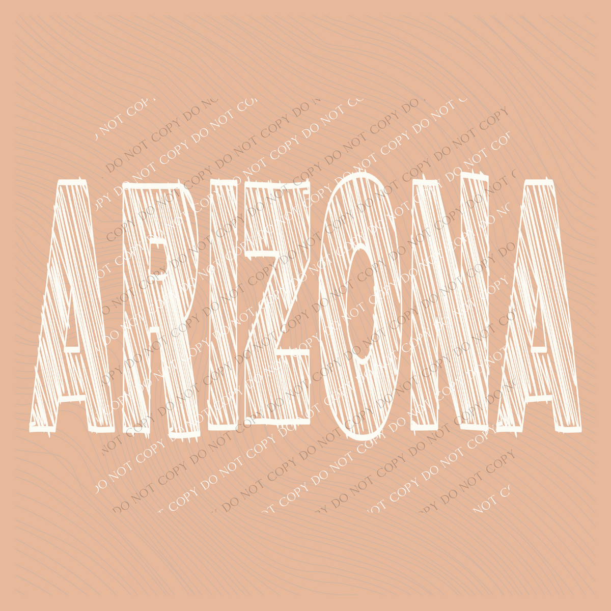 Arizona Scribble in Cream White Digital Design, PNG