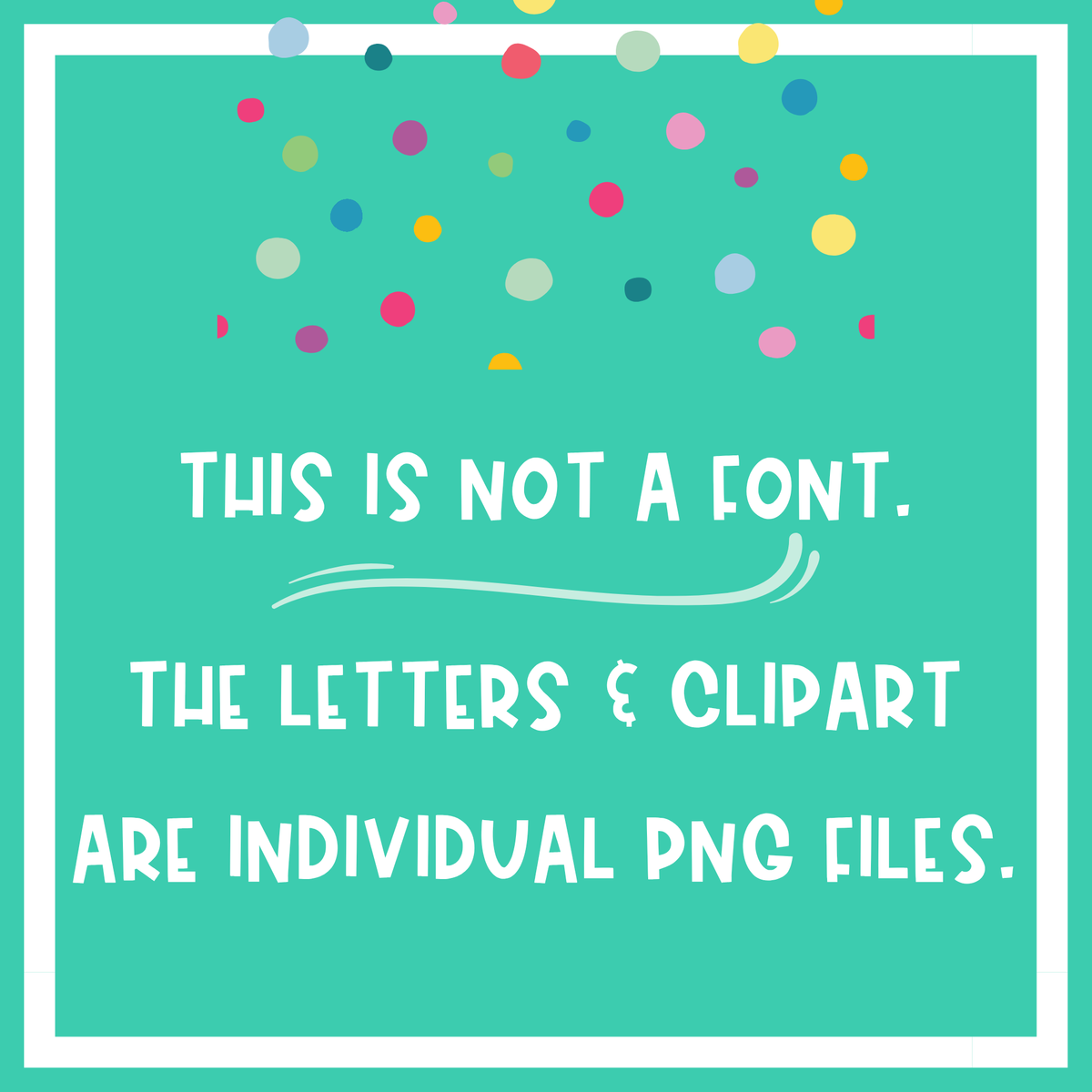 Color Pop Doodle Alphabet Set | PNG Alphabet Letters Only