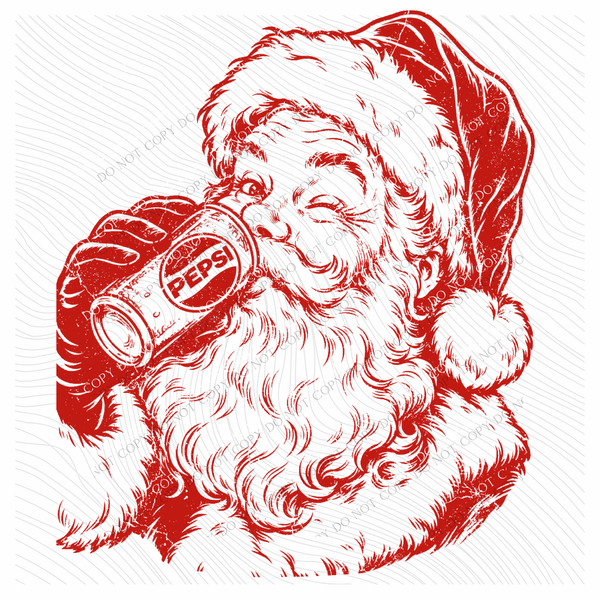 Pepsi Santa Digital Design, PNG