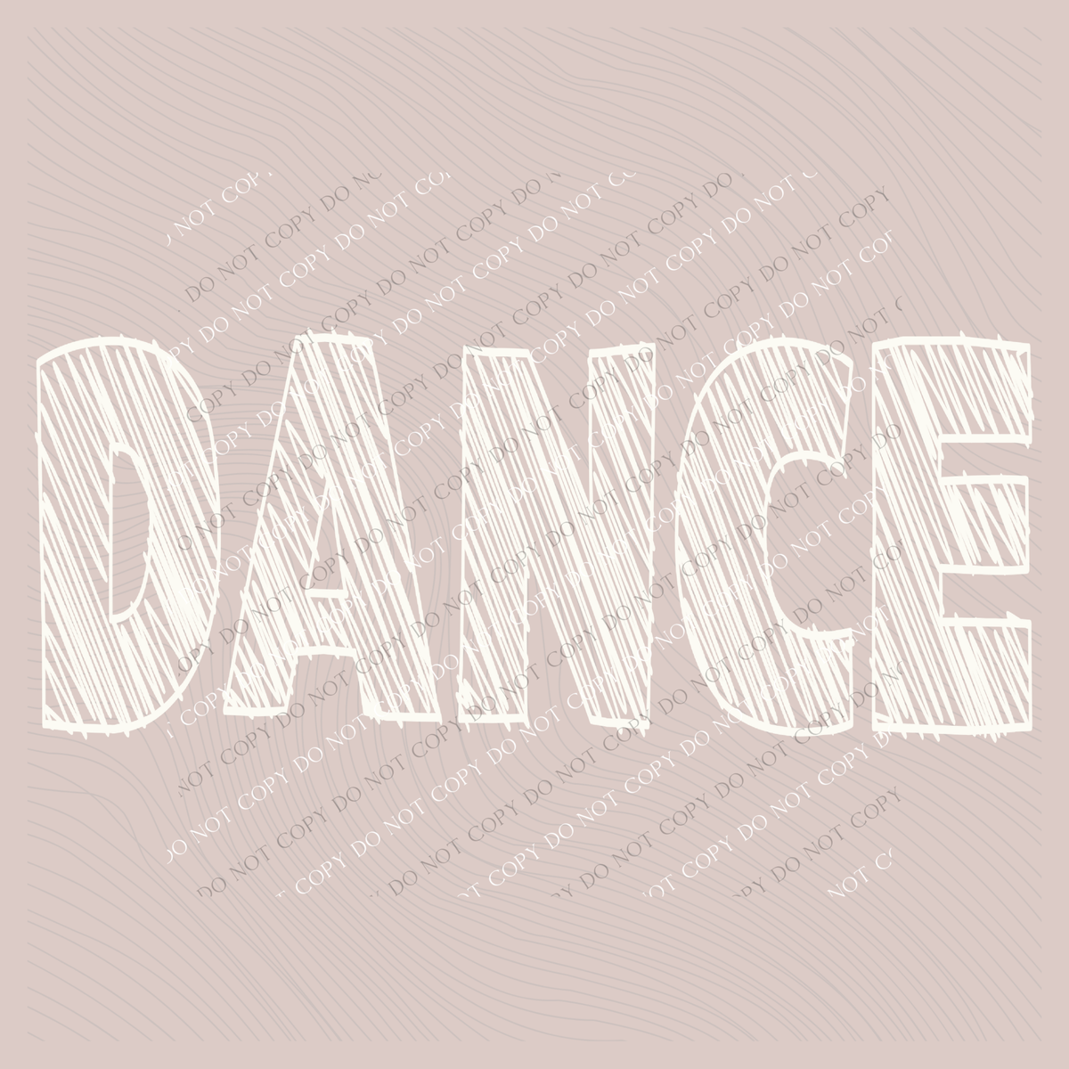 Dance Scribble in Cream White Digital Design, PNG