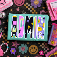 Admin Happy Days Doodle Back to School Digital Design, PNG