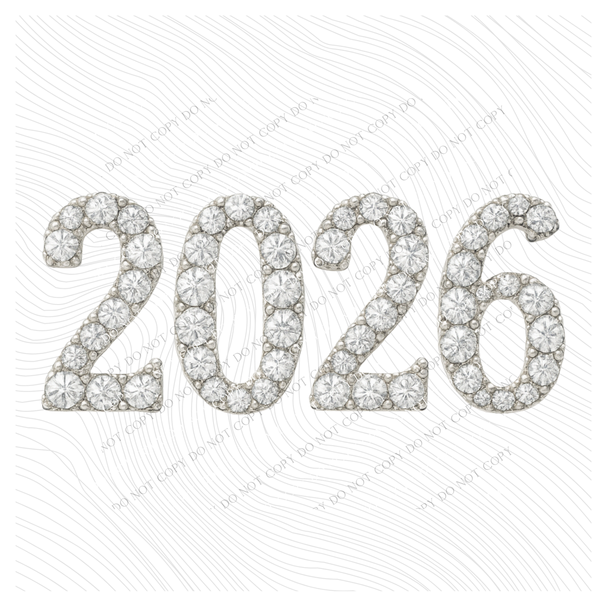 2026 Silver Diamonds Digital Download, PNG