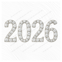 2026 Silver Diamonds Digital Download, PNG