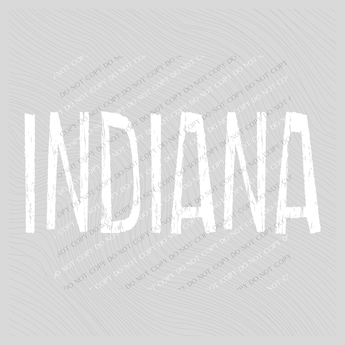 Indiana Rough in White Digital Design, PNG