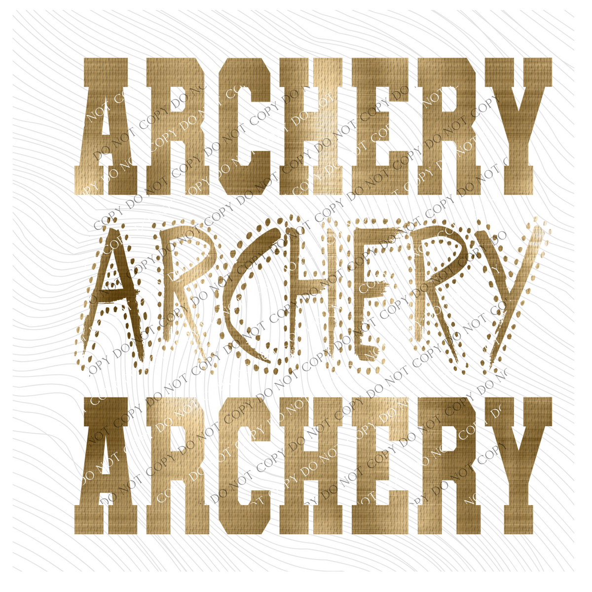 Archery Varsity Polka Dot Texture Foil Gold Digital Design, PNG