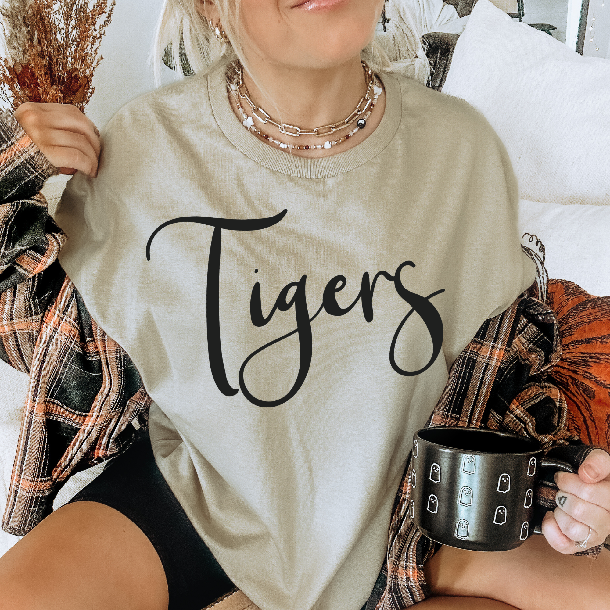 Tigers Script in Black Digital Download, PNG – Grove 123 Designs