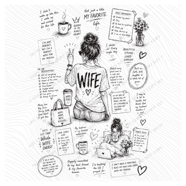 All about Wife Sketch Digital Design, PNG