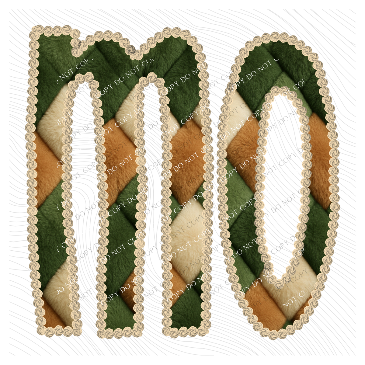 MO Missouri Stitched Argyle Fur Digital Download, PNG