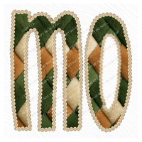 MO Missouri Stitched Argyle Fur Digital Download, PNG