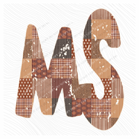 Mississippi MS Autumn Pumpkins Quilted Distressed Digital Design in Browns, PNG