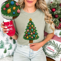Christmas Tree in 3D Yarn Style Digital Download, PNG