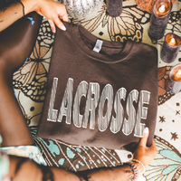 Lacrosse Scribble in Cream White Digital Design, PNG