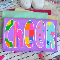 Cheer Color Pop Doodle Digital Design, PNG