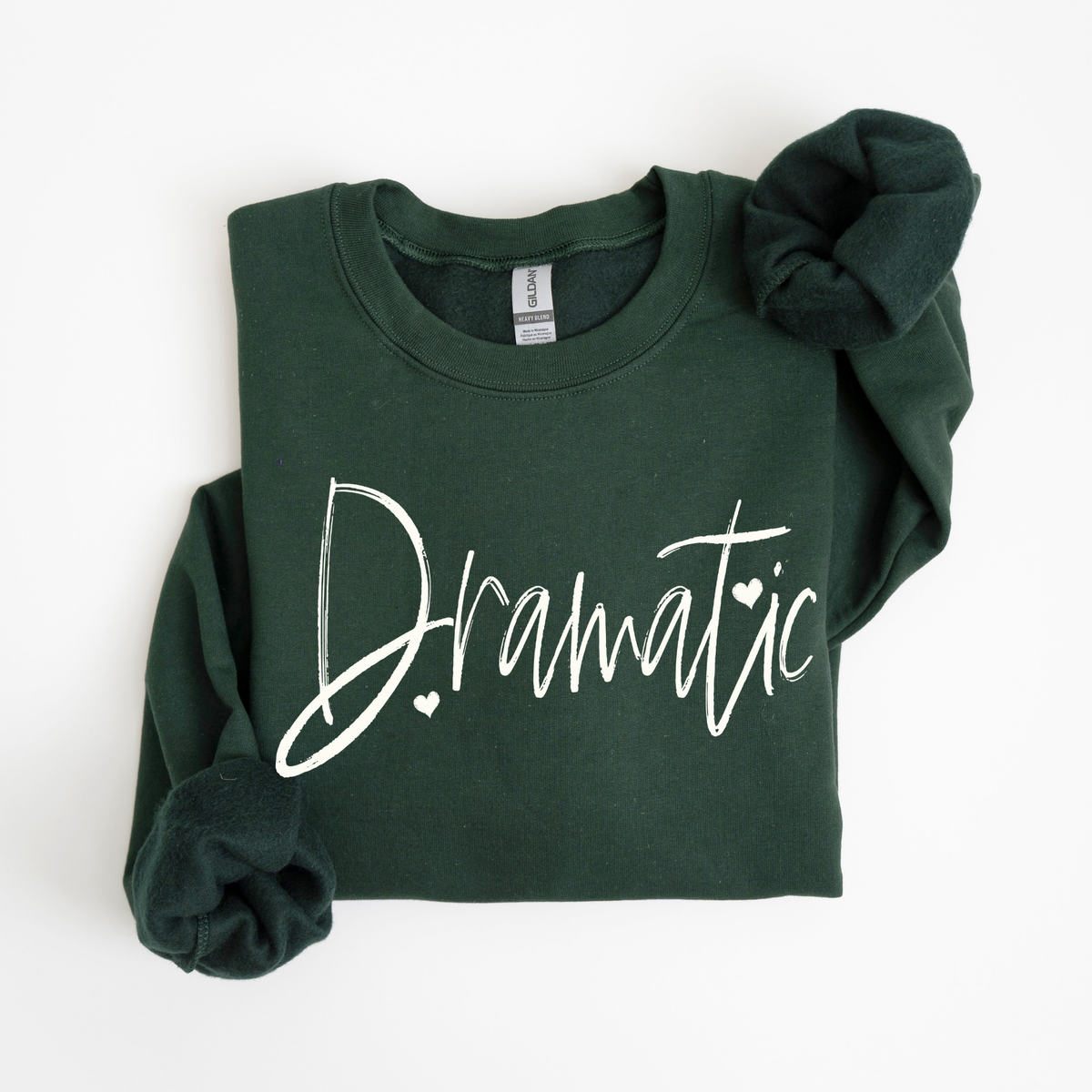 Dramatic Sketched Script Hearts in Off-white Digital Design, PNG