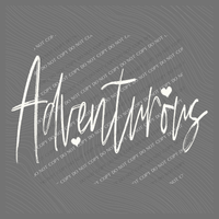Adventurous Sketched Script Hearts in Off-white Digital Design, PNG