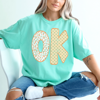 OK Oklahoma Spring Carrots & Plaid Distressed Digital Design, PNG