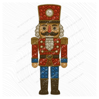 Nutcracker Rhinestone 3D Digital Download, PNG