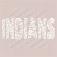 Indians Scribble in Cream White Digital Design, PNG