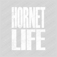 Hornet Life Super Faded Distressed White Digital Design, PNG