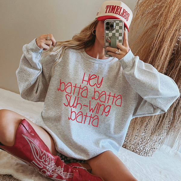 Hey Batta Swing Batta Crop Tee