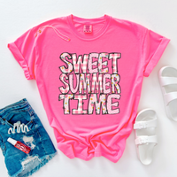 Sweet Summer Time Strawberry Doodle Patch Digital Design, PNG