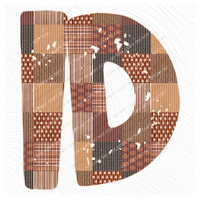 ID Idaho Autumn Pumpkins Quilted Distressed Digital Design in Browns, PNG