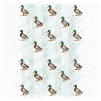 Mallard Stripes Distressed Digital Design, PNG