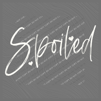 Spoiled Sketched Script Hearts in Off-white Digital Design, PNG